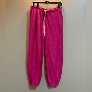 THE GREAT. Fuchsia Jogger Pants